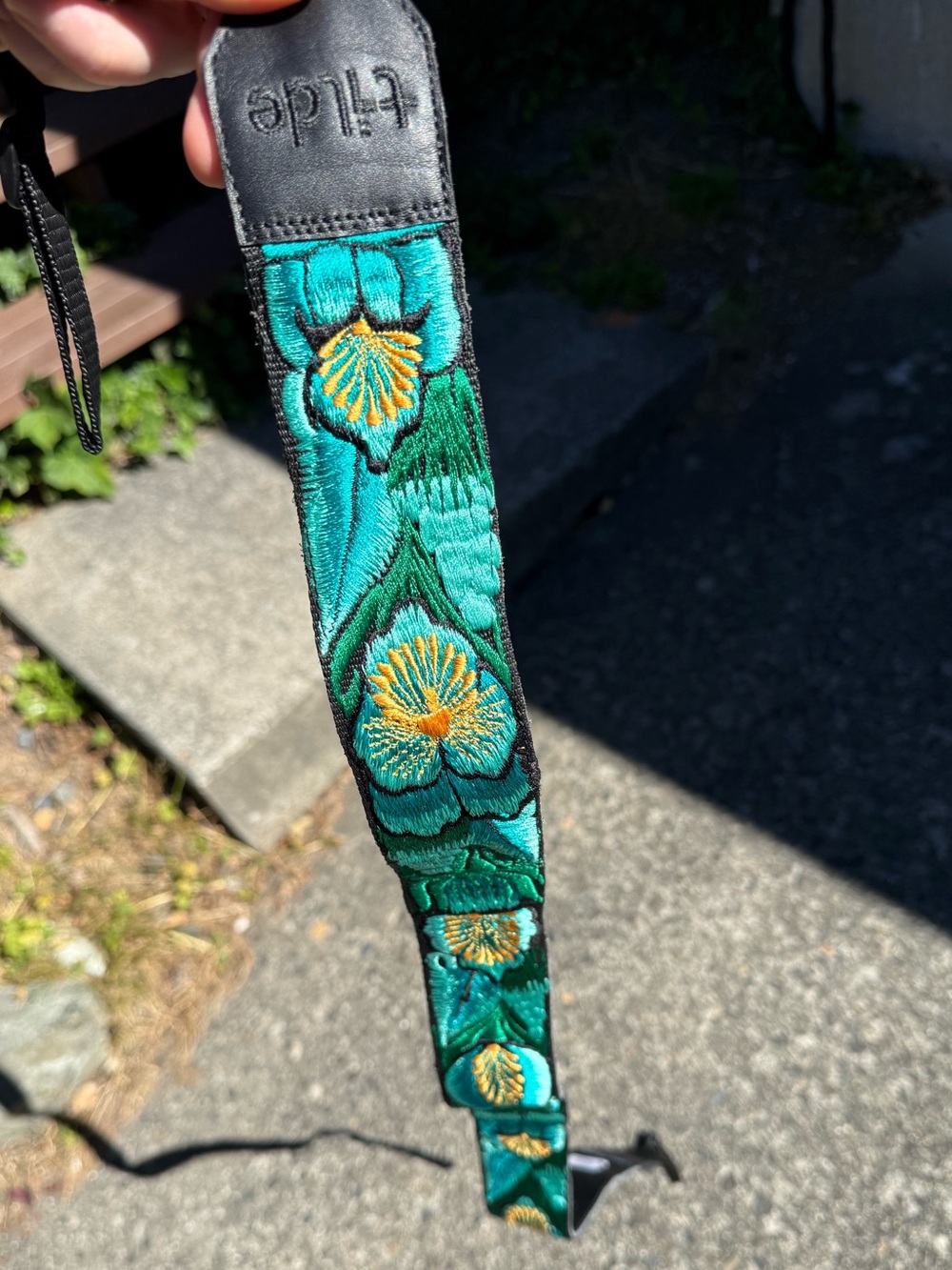 Tilde Guatemalan made guitar or camera strap 33” brand new